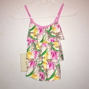 Bathing suit tank top, with bottoms